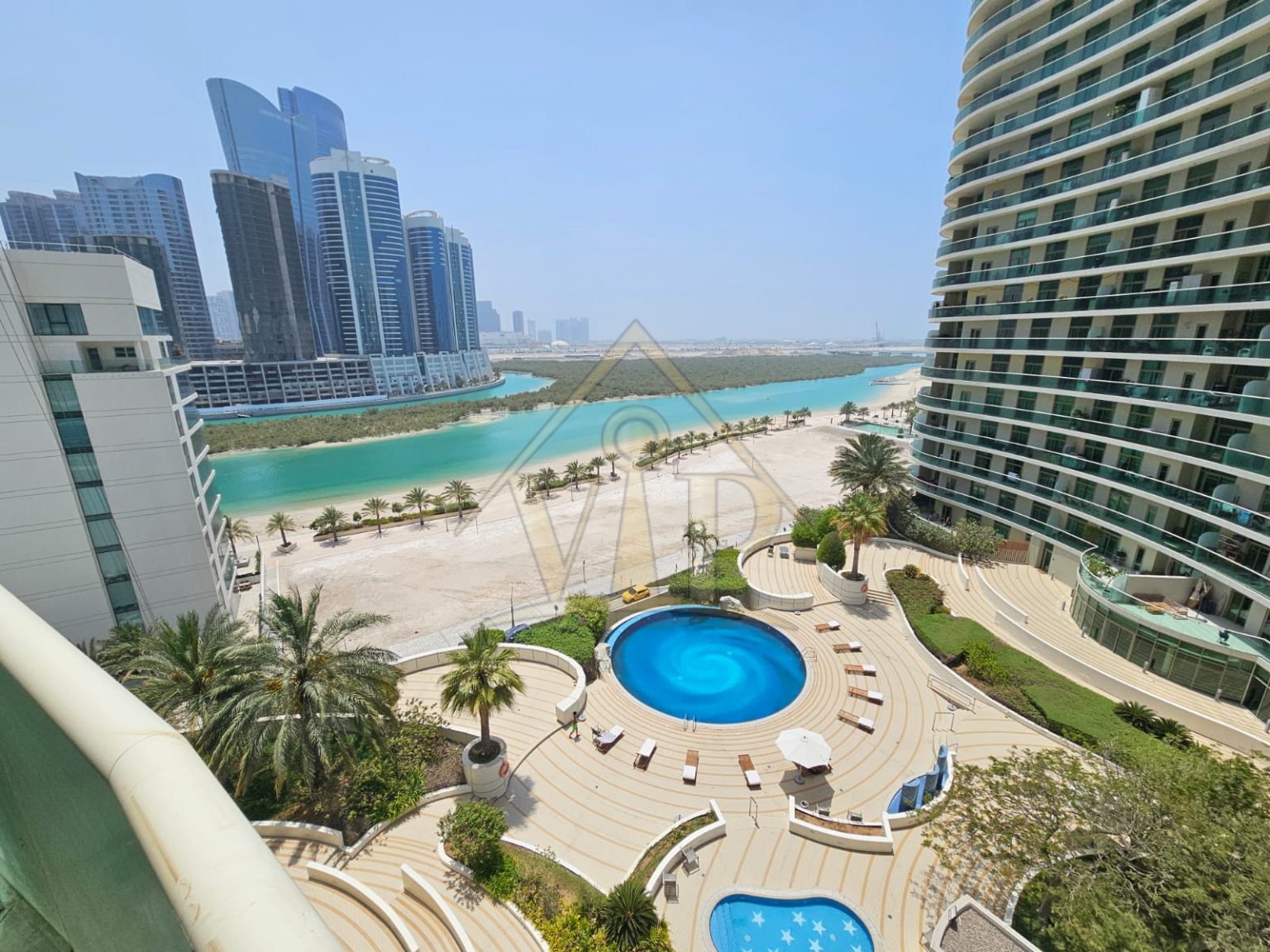1BR_ Beach Tower A _ Fully Furnished | Full Mangrove and Pool View | Overlooking the Sea | Massive Layout | Closed Kitchen | Vacant Now