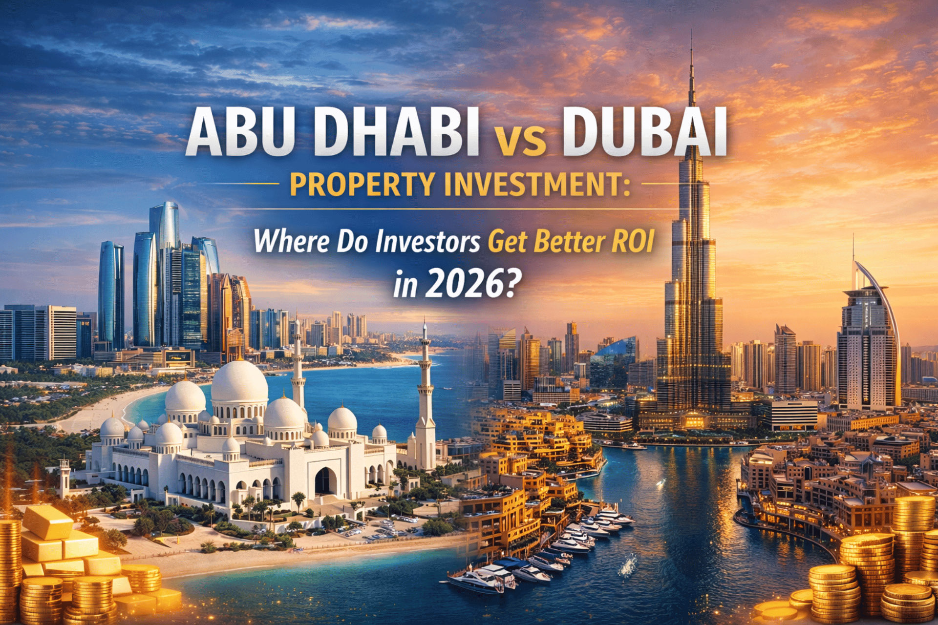 الاستثمار العقاري في أبوظبي مقابل دبي: أين يحصل المستثمرون على عائد أفضل في 2026؟