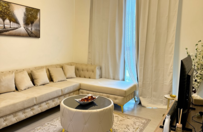 غرفة نوم واحدة - ريمان ليفينغ 2A | مفروشة بالكامل | طابق مرتفع | حياة بأسلوب فندقي | مجتمع سكني مناسب للعائلات
